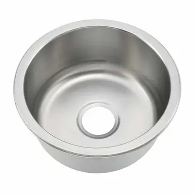 Mega Sale Oakland 16-1/2" Diameter Round Undermount 18 Gauge Stainless Steel Single Bowl Kitchen Bar Sink - KSU1616R