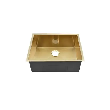 Swiss Madison SM-KU707G Tourner 21" x 18" Stainless Steel, Single Sink, Undermount Kitchen Sink - Gold Final Sale
