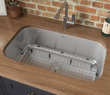 Free Returns Ruvati 32-inch Undermount 16 Gauge Stainless Steel Kitchen Sink Single Bowl - RVM4200
