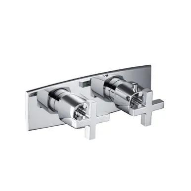Don’t Miss Out Flusso 240.2693CP 3/4" Horizontal Thermostatic Shower Valve & Trim - 1 Ouptut - Chrome