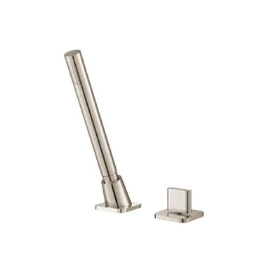 Today Only Flusso 260.1280PN Deck Diverter With Holder & Hose - Polished Nickel