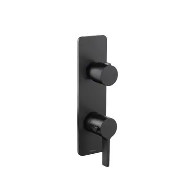 Flusso 260.4000VTMB Trim For Thermostatic Valve - Matte Black Seasonal Sale