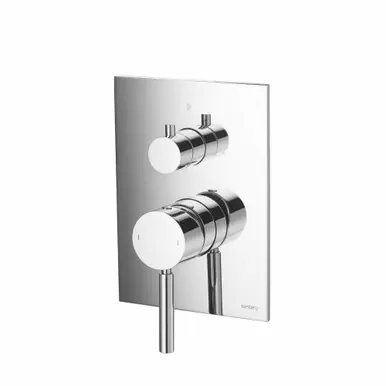 Flusso UF.2100CP Tub / Shower Trim With Pressure Balance Valve - 2-Output - Chrome Sale