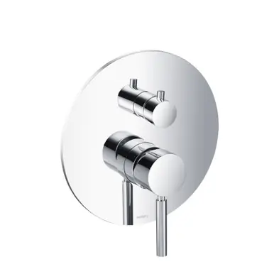 Flusso UF.2102CP Tub / Shower Trim With Pressure Balance Valve - 2-Output - Chrome Get Yours