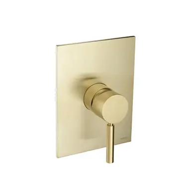 Time-Limited Flusso UF.2200SB Shower Trim With Pressure Balance Valve - Satin Brass