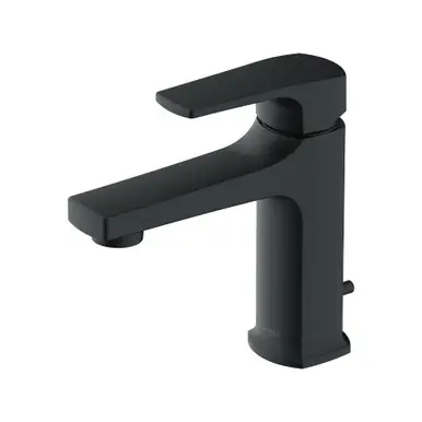 Gerber D225070BS Tribune Single Handle Lavatory Faucet Single Hole Mount w/ 50/50 Pop-Up Drain 1.2 - Satin Black Direct From Manufacturer