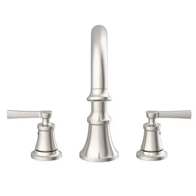 New Release Gerber D300979BNT Northerly Two Handle Roman Tub Trim Kit w/out Spray - Brushed Nickel