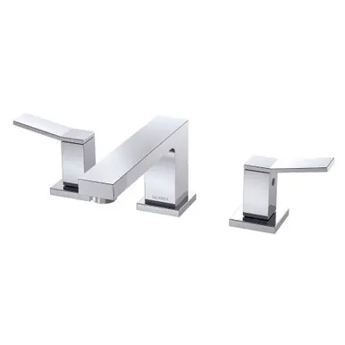 Gerber D304119 Avian Two Handle Widespread Lavatory Faucet w/ Metal Touch Down Drain 1.2gpm Chrome Free Shipping