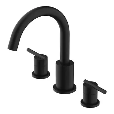 Grab Now Gerber D305758BST Parma Two Handle Roman Tub Trim Kit w/out Spray - Satin Black