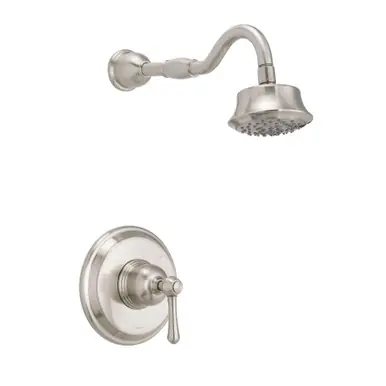 Discount Gerber D501557BNTC Opulence Single Handle Shower Only Trim Kit & Treysta Cartridge w/ 5 Function Showerhead 1.75gpm - Brushed Nickel