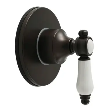 Kingston Brass Bel-Air Single-Handle Six-Way Diverter Valve with Round Trim Kit, Oil Rubbed Bronze - KS4035BPL Limited Offer