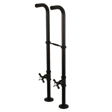 Bargain Kingston Brass CC266S5BEX Freestanding Supply Line Package, Oil Rubbed Bronze