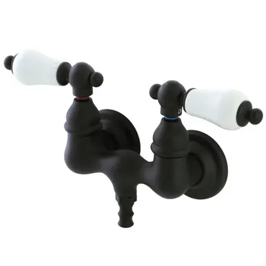 Kingston Brass CC35T5 Vintage 3-3/8-Inch Wall Mount Tub Faucet, Oil Rubbed Bronze Bulk Order