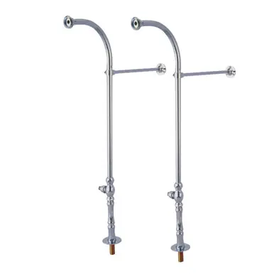 Kingston Brass CC451*30 Rigid 30-Inch Freestanding Supply Line without Handle, Polished Chrome Deal