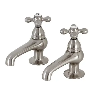 Time-Limited Kingston Brass CC7L8 Basin Tap Faucet, Brushed Nickel