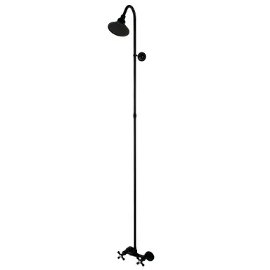 Bargain Kingston Brass CCK2130 Vintage Shower Combo, Matte Black