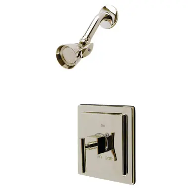 Kingston Brass Claremont Single-Handle Pressure Balanced Shower Faucet, Polished Nickel - KB8656CQLSO Handmade