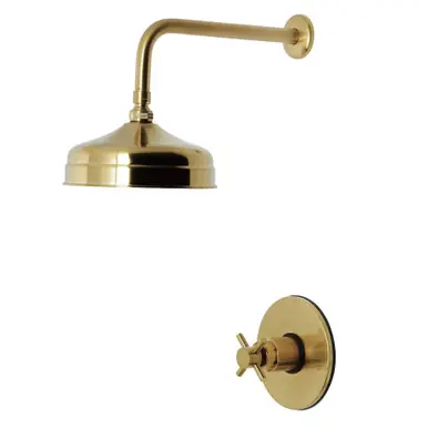 Top Pick Kingston Brass Concord Single-Handle Pressure Balanced Shower Faucet, Brushed Brass - KB6337DXSO