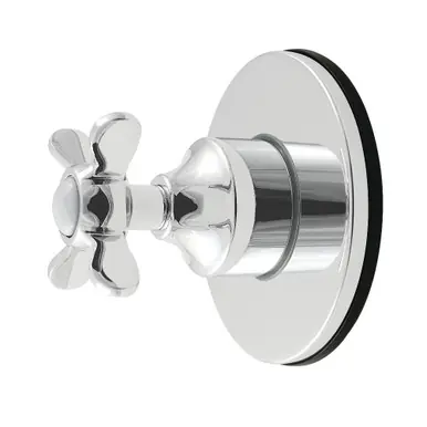 Trusted Brand Kingston Brass Essex Single-Handle Six-Way Diverter Valve with Round Trim Kit, Polished Chrome - KS4031BEX