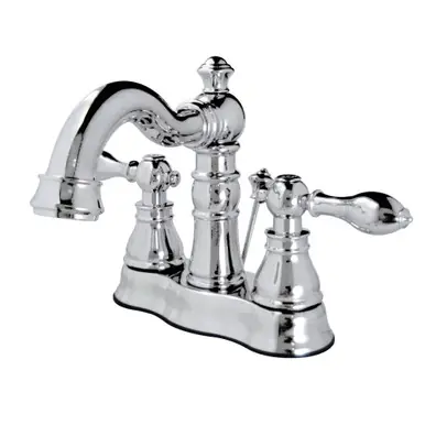 Hassle-Free Returns Kingston Brass Fauceture FSC1601ACL 4 in. Centerset Bathroom Faucet, Polished Chrome
