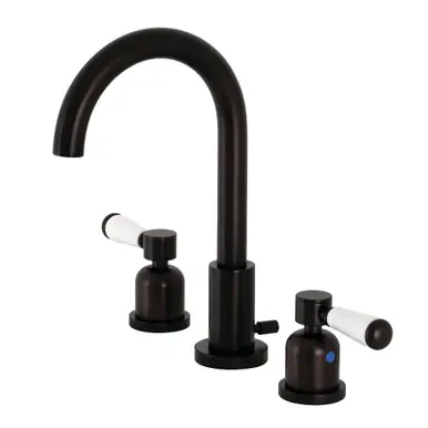Exclusive Kingston Brass Fauceture FSC8925DPL Paris Widespread Two Handle Bathroom Faucet, Oil Rubbed Bronze