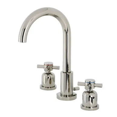 Kingston Brass Fauceture FSC8929DX Concord Widespread Two Handle Bathroom Faucet, Polished Nickel No Minimum Order