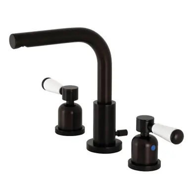 Kingston Brass Fauceture FSC8955DPL 8 in. Widespread Two Handle Bathroom Faucet, Oil Rubbed Bronze Handmade