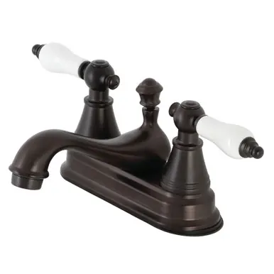 Kingston Brass Fauceture FSY3605PL 4 in. Centerset Bathroom Faucet, Oil Rubbed Bronze Same Day Shipping