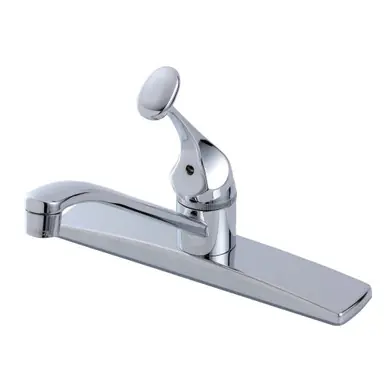 Free Delivery Kingston Brass FB0571 Columbia Single Handle 8-Inch Centerset Kitchen Faucet, Polished Chrome