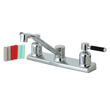 Kingston Brass FB121DKL Kaiser 8-Inch Centerset Kitchen Faucet, Polished Chrome Buy Direct