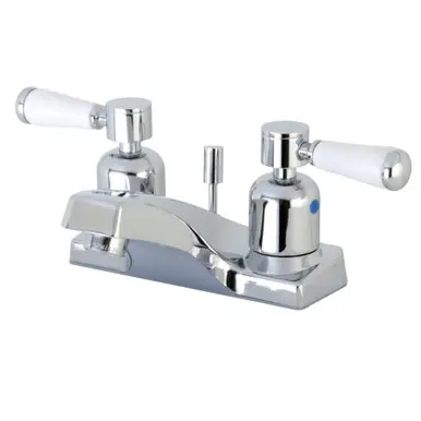 Kingston Brass FB201DPL 4 in. Centerset Bathroom Faucet, Polished Chrome Instant Buy
