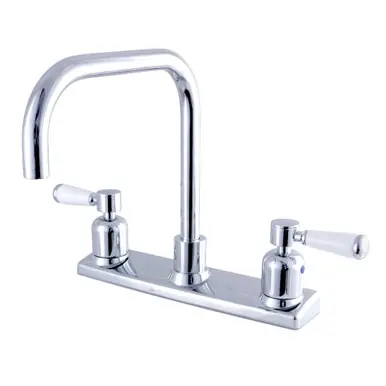 Price Drop Kingston Brass FB2141DPL Paris 8-Inch Centerset Kitchen Faucet, Polished Chrome