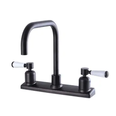 Luxury Kingston Brass FB2145DPL Paris 8-Inch Centerset Kitchen Faucet, Oil Rubbed Bronze