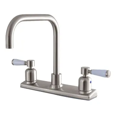Final Sale Kingston Brass FB2148DPL Paris 8-Inch Centerset Kitchen Faucet, Brushed Nickel