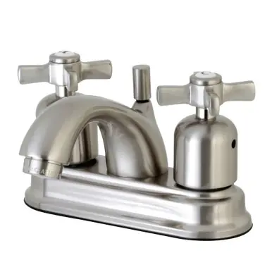Top Rated Kingston Brass FB2608ZX 4 in. Centerset Bathroom Faucet, Brushed Nickel