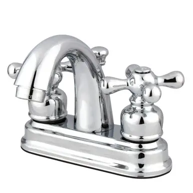 Shop Now Kingston Brass FB5611AX 4 in. Centerset Bathroom Faucet, Polished Chrome