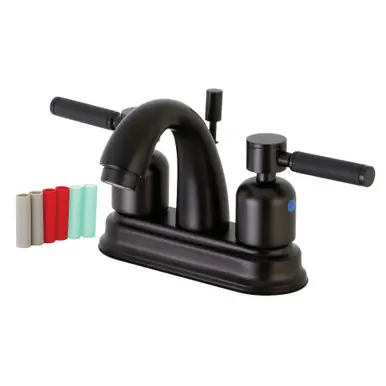 Trusted Brand Kingston Brass FB5615DKL 4 in. Centerset Bathroom Faucet, Oil Rubbed Bronze