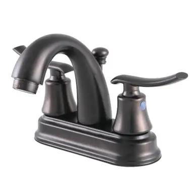 Trending Kingston Brass FB5615JL 4 in. Centerset Bathroom Faucet, Oil Rubbed Bronze