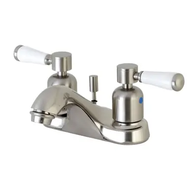 Kingston Brass FB5628DPL 4 in. Centerset Bathroom Faucet, Brushed Nickel Special Offer
