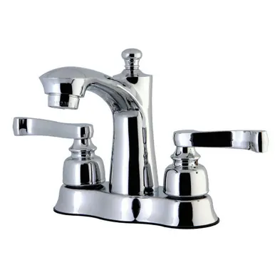 Kingston Brass FB7611FL 4 in. Centerset Bathroom Faucet, Polished Chrome Last Chance