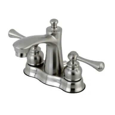 Limited Edition Kingston Brass FB7618BL 4 in. Centerset Bathroom Faucet, Brushed Nickel