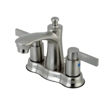 Budget Kingston Brass FB7618NDL 4 in. Centerset Bathroom Faucet, Brushed Nickel