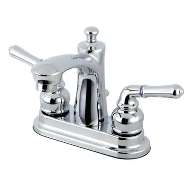 Kingston Brass FB7621NML 4 in. Centerset Bathroom Faucet, Polished Chrome New Arrival
