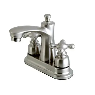 Kingston Brass FB7628AX 4 in. Centerset Bathroom Faucet, Brushed Nickel Genuine
