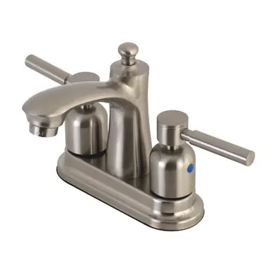 Exclusive Kingston Brass FB7628DL 4 in. Centerset Bathroom Faucet, Brushed Nickel