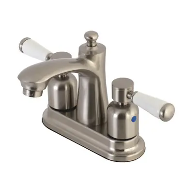 Kingston Brass FB7628DPL 4 in. Centerset Bathroom Faucet, Brushed Nickel Final Sale