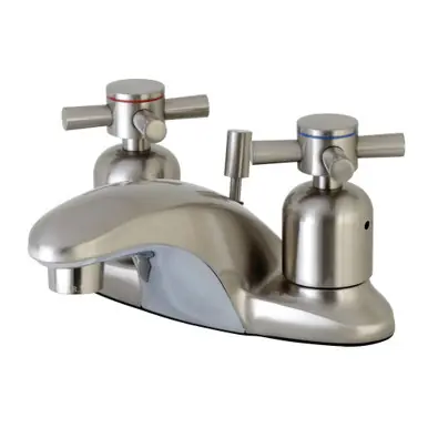 Exclusive Offer Kingston Brass FB8628DX 4 in. Centerset Bathroom Faucet, Brushed Nickel