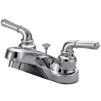 Latest Kingston Brass GKB251B 4 in. Centerset Bathroom Faucet, Polished Chrome