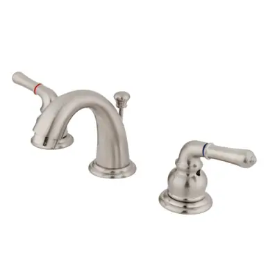 Kingston Brass GKB918 Magellan Widespread Bathroom Faucet, Brushed Nickel Affordable