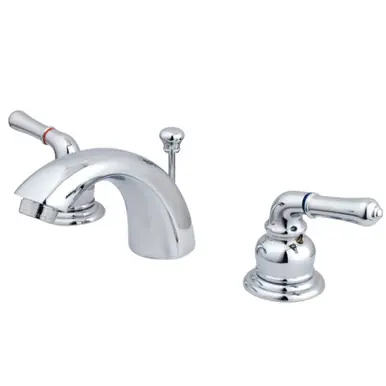 Special Offer Kingston Brass GKB951 Mini-Widespread Bathroom Faucet, Polished Chrome